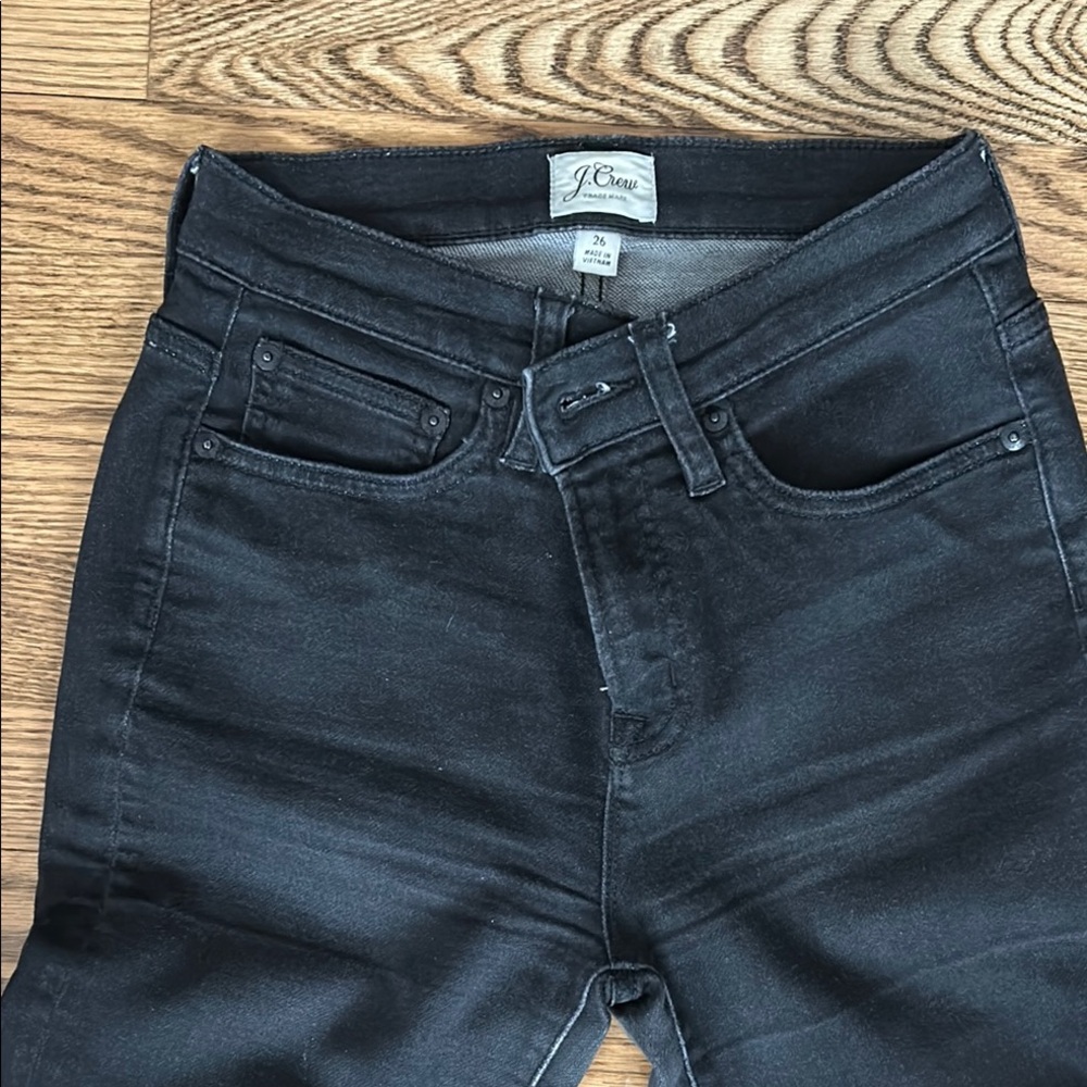 J. Crew Trademark Black High Rise Skinny Jeans